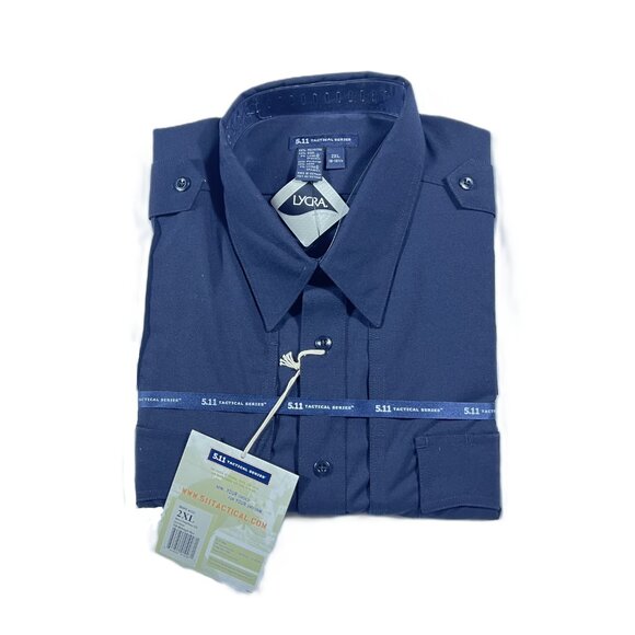 5.11 Tactical Other - 5.11 Tactical Class B Poly/Wool S/S Uniform Shirt Midnight Navy 41133-750